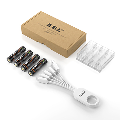 EBL rechargeable lithium battery